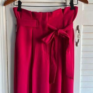 Gorgeous wide leg pants in a vibrant pink